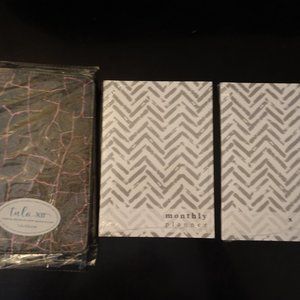 Tula XII Medium planner binder with two inserts, Crackle Classic Cover NEW